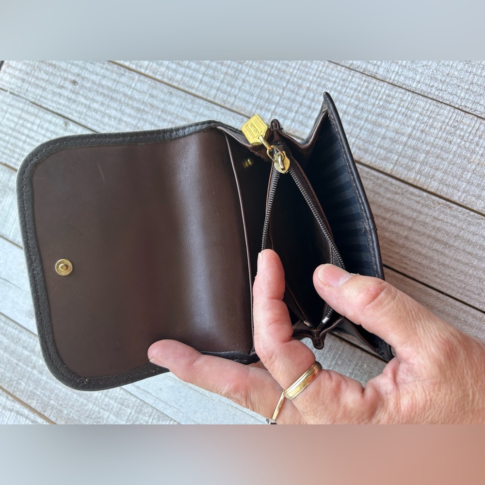 Vintage Coach Multi-Function Wallet #4974 - image 8